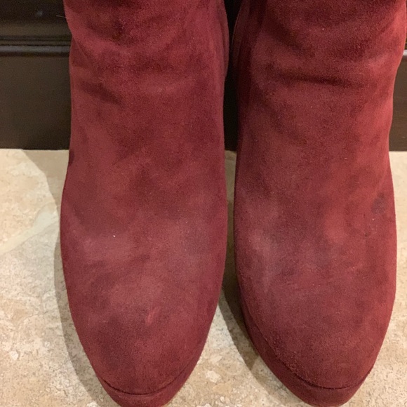 Christian Dior Red Suede 6” Boots - Picture 5 of 8
